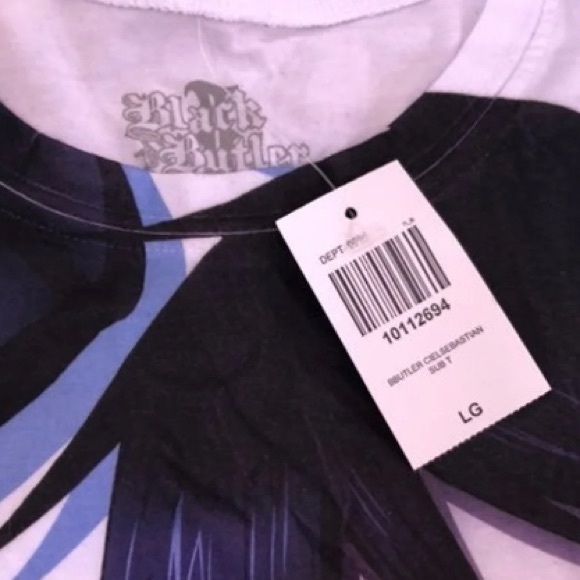 NWT Black Butler T-Shirt Sebastian and Ciel - Picture 3 of 3